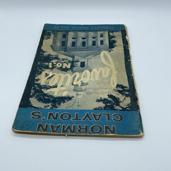 Norman Claytons Favorite Gospel Songs No. 1957 Christian Music Hymn Book Vintage - Picture 7 of 16